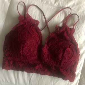 Deep Red BRALETTE